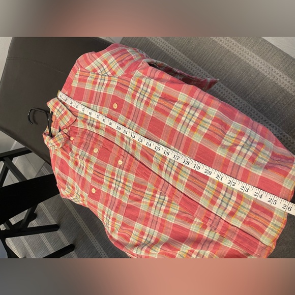Polo Ralph Lauren twill cotton men plaid shirt M - Picture 9 of 9